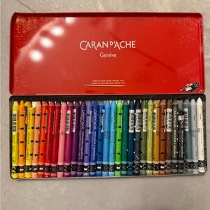 Caran d'Ache Neocolor II Water-Soluble Pastels Set, 30 colors